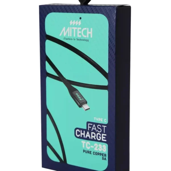 کابل شارژ تایپ سی mitech مدل tc233